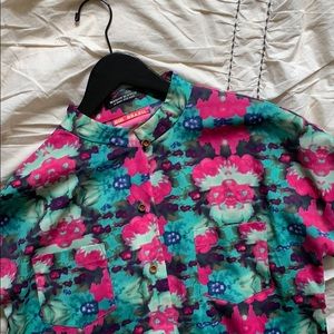 Madison Scotch Floral Blouse